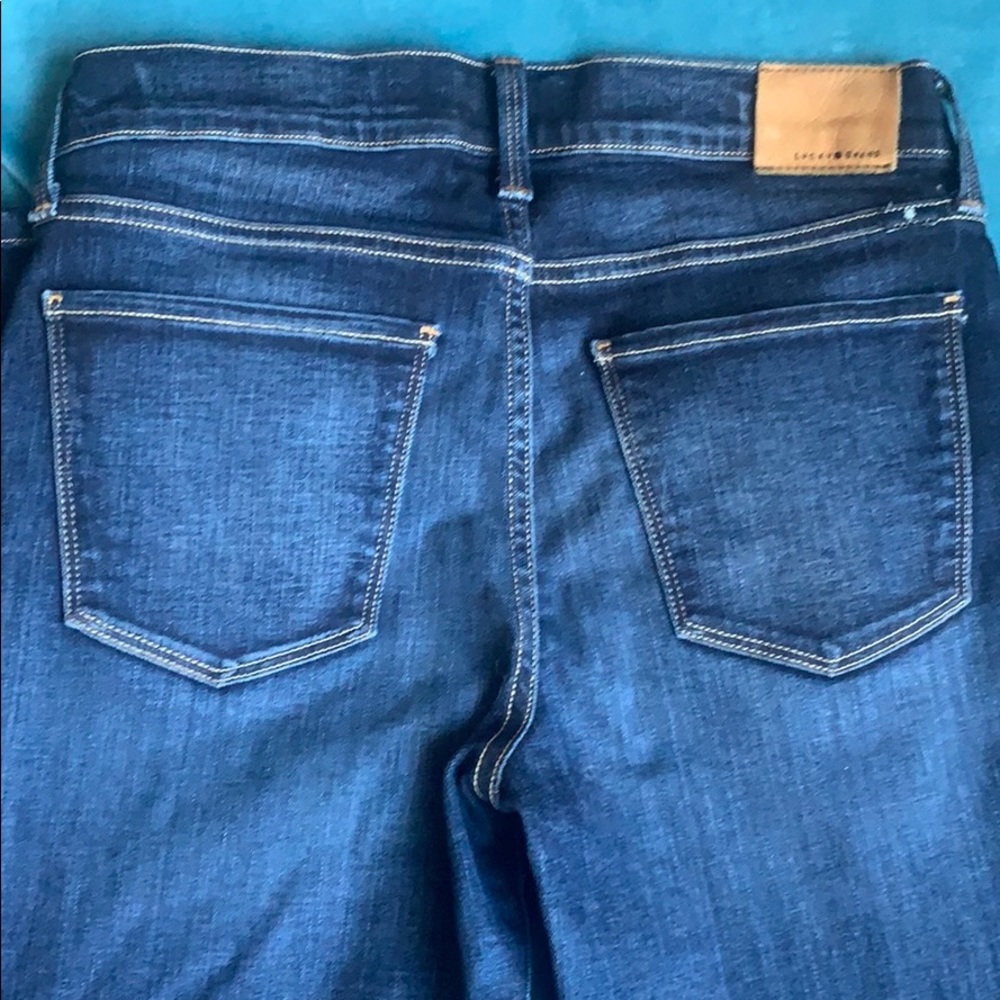 🍀Lucky Brand Brooke Crop “boyfriend” style Jeans😍